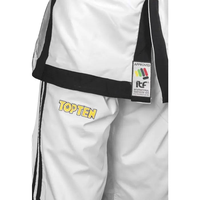 Top Ten Premium Gold Dobok - 7th to 9th Degree