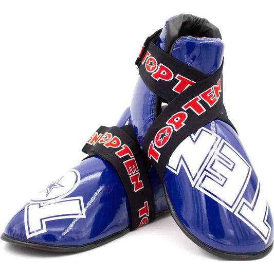 Top Ten Semi-Contact Sparring Boots - Blue