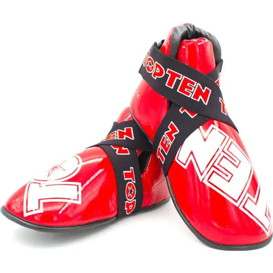 Top Ten Semi-Contact Sparring Boots - Red