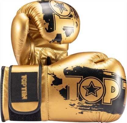 Power Ink Golden Star Boxing Gloves